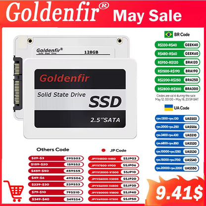 Hard Drive Disk 128GB 256GB 360GB 480GB 180GB 2.5 Ssd 2TB 1TB Ssd Disk for Laptop Desktop 240GB 120GB